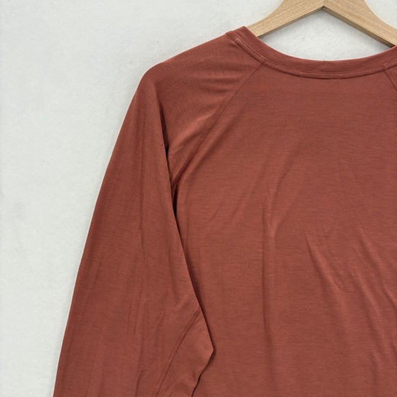 Patagonia Capilene Cool Trail Shirt Mens 2XL Orange Long Sleeve Performance Camp - Picture 8 of 11